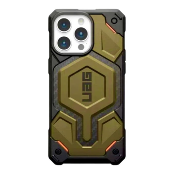 Противоударний чохол UAG Monarch Pro Kevlar with MagSafe Kevlar Elemental для iPhone 16 Pro Green
