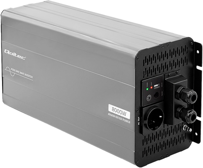 Przetwornica napięcia Qoltec Pure Sine Wave 12V/230V 4000/8000W (5901878526942)