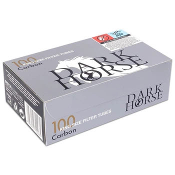 Гільзи для набивання сигарет DARK HORSE CARBON (100 шт) – фото