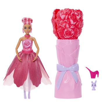 Набір-сюрприз із лялькою Barbie Petal Pop Червона троянда JMF59