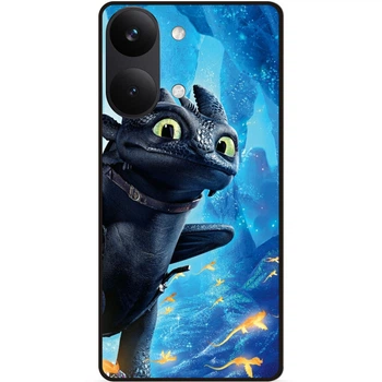 Чехол силиконовый Candy для Xiaomi Poco X8 Pro Max с рисунком Как приручить дракона Dragon