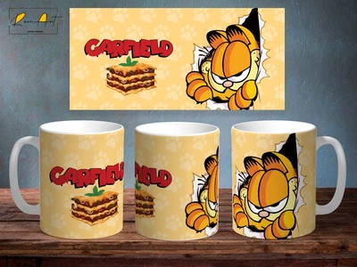 Чашка з принтом «Garfield» Біла 330 мл