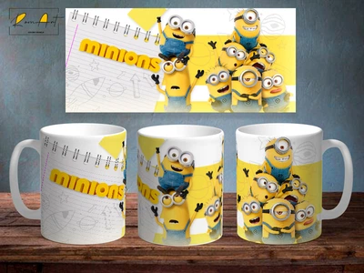 Чашка з принтом «Minions 5» Біла 330 мл