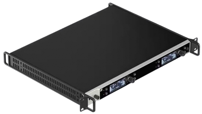 Czterokanałowy cyfrowy odbiornik bezprzewodowy Sennheiser EW-DX EM 4 Dante Band Q1-9: 470-550 MHz z interfejsem Dante, 19" 1U (4044155260489)