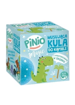 Бомбочка для ванни з іграшкою Pinio Magic синя 150 г