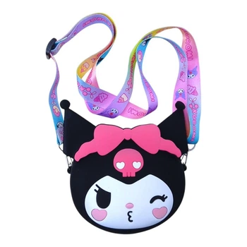Сумочка аніме "Sanrio. Kuromi (Куромі)", чорна MIC (255553)