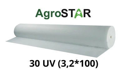 Агроволокно AgroStar 30 UV белое 3.2м х 100м для защиты растений BAU_А0056202