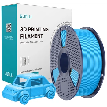 Філамент (пластик для 3D-принтера) SUNLU PETG Cyan 1,75 мм 1 кг SC-0211