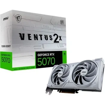 Видеокарта MSI GeForce RTX 5070 VENTUS 2X OC WHITE (RTX 5070 12G VENTUS 2X OC WHITE)