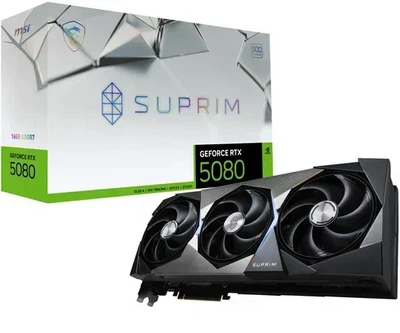 Видеокарта MSI GeForce RTX 5080 SUPRIM OC (RTX 5080 16G SUPRIM OC)