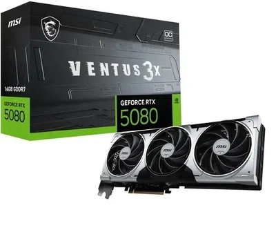 Видеокарта MSI GeForce RTX 5080 VENTUS 3X PLUS (RTX 5080 16G VENTUS 3X PLUS)