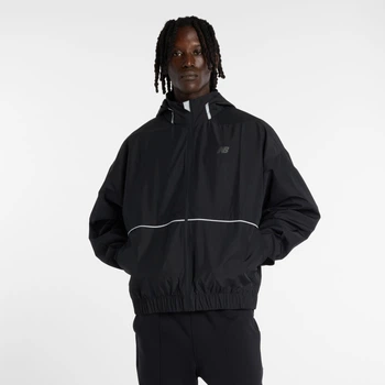 Мужская черная ветровка New Balance Elusive Shell 52 (XL) (MJO5BXBK)