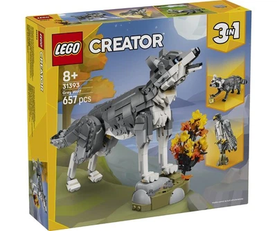 Конструктор LEGO Creator Сірий вовк (31393)