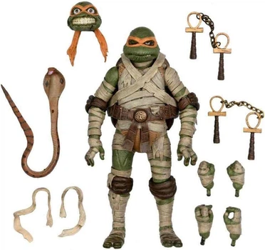 Figurka Neca Ninja Turtles: Mummy Michelangelo 18 cm 41876 (6344825418768)