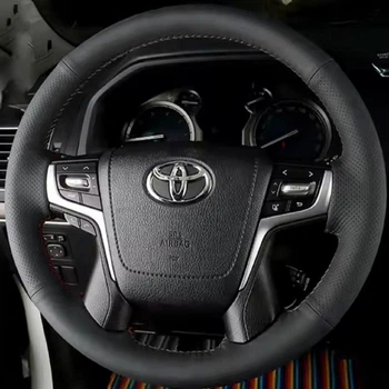Чохол Обплетення Керма для Toyota Land Cruiser Prado 2017-2020 Шкіра (Модельна Викрійка)