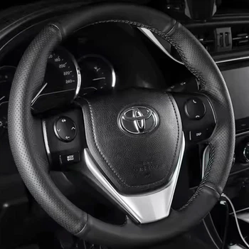 Чохол Обплетення Керма для Toyota Rav-4 / Corolla 2013-2018 Шкіра (Модельна Викрійка)