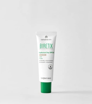 Матирующий флюид с тоном для проблемной кожи Cantabria Labs Biretix Hydramat Day SPF 30 Colour 50 мл