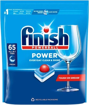 Таблетки для посудомийних машин FINISH All in 1 65 шт (5900627066654)