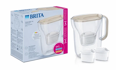Фільтр-глечик Brita Style Essential Mxpro пісочний + 2 картриджа (1061036)