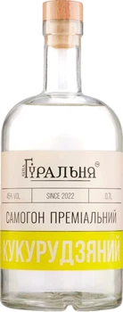Самогон премиальный Белая Гуральная Кукурузный 0.7 л 45% (4820273780241)