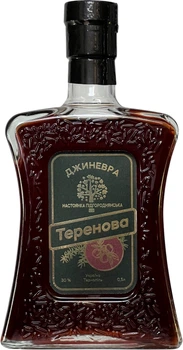 Джиневра Терновая “Настойка Пидгороднянская” ягодный джин 30% 0.5 л