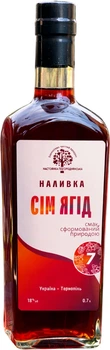 Джиневра Сім ягід “Настоянка Підгороднянська” ягодная наливка 18% 0.7 л