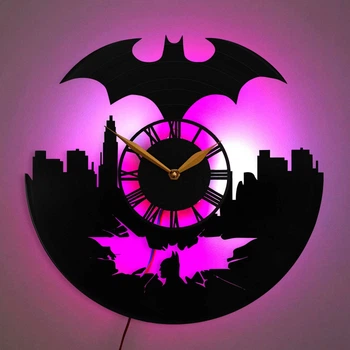 Годинник Batman з LED-підсвіткою, подарунок для чоловіка, годинник Joker, LED-лампа, ідея подарунка Batman