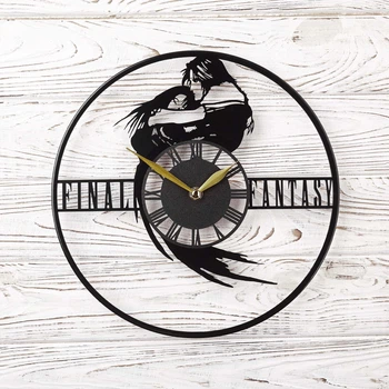 Годинник Final Fantasy 8, Final Fantasy VIII, FFVIII, FF8, подарунок і декор Squall Leonhart, настінний годинник