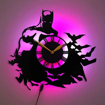Годинник Batman з LED-підсвіткою, подарунок для чоловіка, годинник Joker, LED-лампа, подарунок Batman