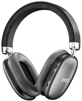 Навушники бездротові BWOO BW-585 Bluetooth 5.3 Grey (GSM193043)