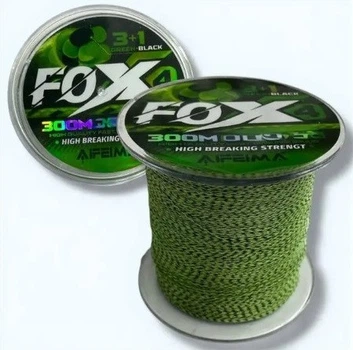 Плетений шнур Feima FOX X4 300 м 0.18