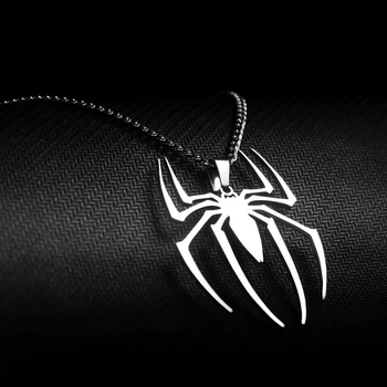 Подвеска кулон на шею паук пауком цепочка SPIDER от украинского производителя из нержавеющей стали на подарок