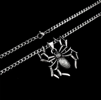 Подвеска кулон на шею с пуком цепочка SPIDE от украинского производителя из нержавеющей стали на подарок