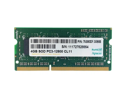 Оперативная память для ноутбука SODIMM Apacer DDR3 4Gb 1600MHz PC3-12800S (75.B93DF.G090B) 14905 Б/У