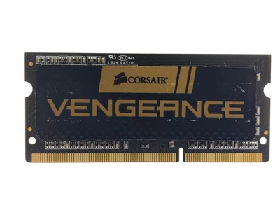 Оперативна пам'ять для ноутбука SODIMM Corsair Vengeance DDR3L 4Gb 1600MHz PC3L-12800S (CMSX8GX3M2B1600C9) 15065 Б/У