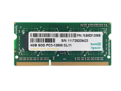 Оперативная память для ноутбука SODIMM Apacer DDR3 4Gb 1600MHz PC3-12800S (75.B93DF.G090B) 14903 Б/У