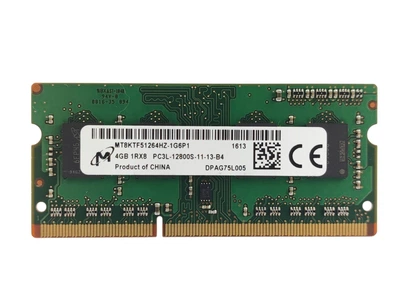 Оперативная память для ноутбука SODIMM Micron DDR3L 4Gb 1600MHz PC3L-12800S (MT8KTF51264HZ-1G6P1) 15063 Б/У