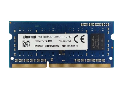 Оперативна пам'ять для ноутбука SODIMM Kingston DDR3L 4Gb 1600MHz PC3L-12800S (KNWMX1-ETB) 15039 Б/У