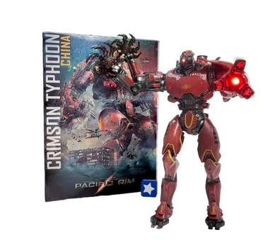 Колекційна фігурка Crimson Typhoon Pacific Rim 18 см — рухлива action figure робот Єгер Багряний Тайфун Тихоокеанський рубіж з LED-підсвіткою