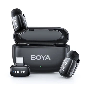 Микрофон мини беспроводной Type-C iPhone Android двойной Boya Mini 2-02