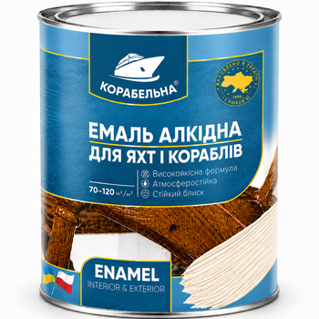 Эмаль алкидная Корабльная ПФ-115 Слонвая кость 0,9кг
