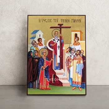 Ікона Воздвиження Хреста Господнього 14 × 19 см