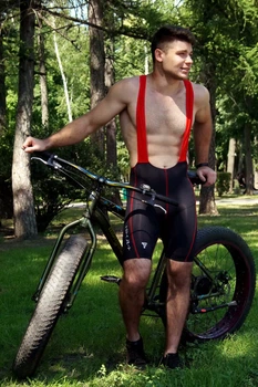Велошорты мужские с лямками TOTALFIT VFG1-C10/4 M