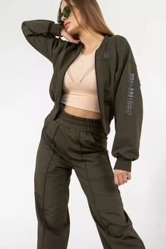 Женский бомбер на молнии TOTALFIT A4-LD36 L