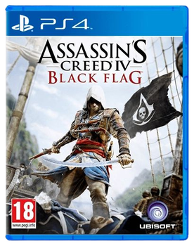 Игра Assassin's Creed IV: Black Flag для PS4 (Blu-ray диск) RU Б/У