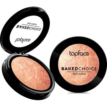 Запеченный хайлайтер для лица Topface Baked Choice Rich Touch 004 Nude Shimmer Бежевый 6 г