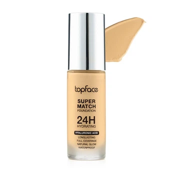 Тональный крем для лица Topface Super Match Foundation 24H Hydrating для увлажнения и идеального тона кожи 005 Golden Vanilla Песочный светлый, теплый 30 мл