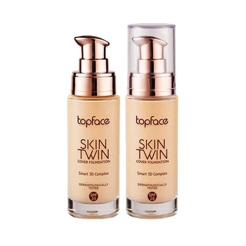Тональна основа для обличчя Topface Skin Twin Cover Foundation для стійкого та сатинового тону шкіри 002 Light Rose Beige Світлий рожево-бежевий 32 мл