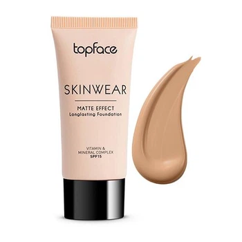 Тональний крем для обличчя Topface SkinWear Matte Effect Longlasting Foundation з матовим ефектом 005 Dark Beige Темний бежевий 30 мл