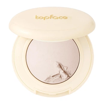 Запеченная пудра для лица Topface PROHD Natural Glow Baked Powder для сияющего тона кожи 001 Ivory Светлый бежевый 6 г